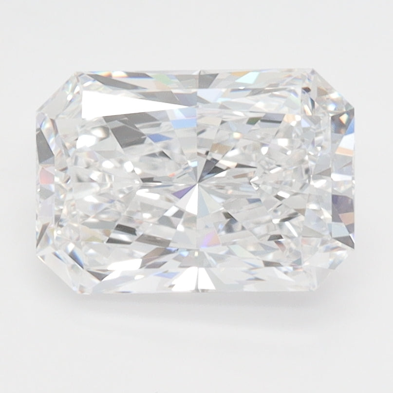 2.02 Carat Radiant Lab Diamond with  Cut Diamond in 14KT  view 1
