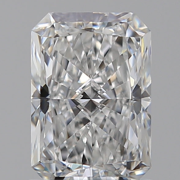 1.09 Carat Radiant Lab Diamond with  Cut Diamond in 14KT  view 1
