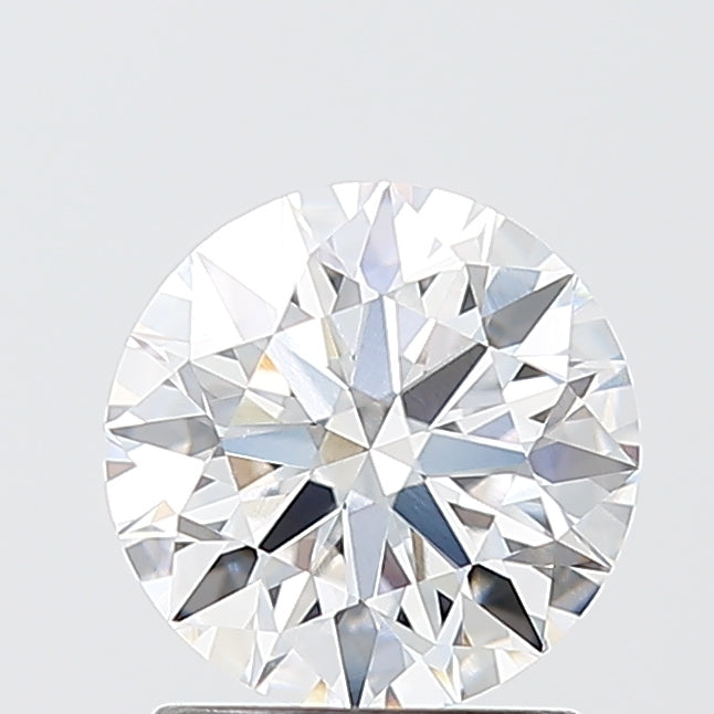 1.56 Carat Round Lab Diamond with  Cut Diamond in 14KT  view 1
