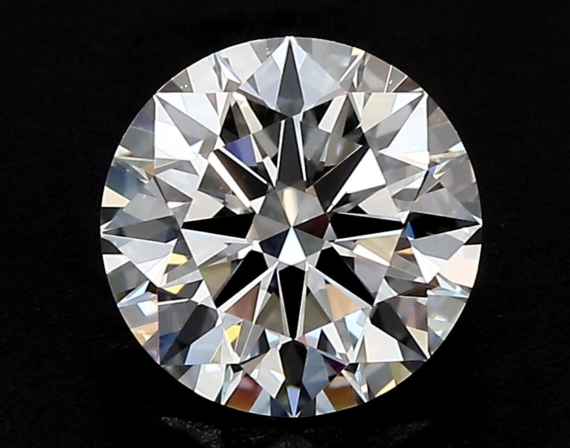 3.04 Carat Round Lab Diamond with  Cut Diamond in 14KT  view 1
