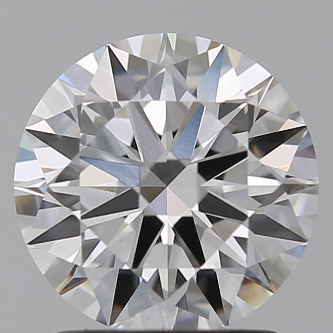 1.58 Carat Round Lab Diamond with  Cut Diamond in 14KT  view 1
