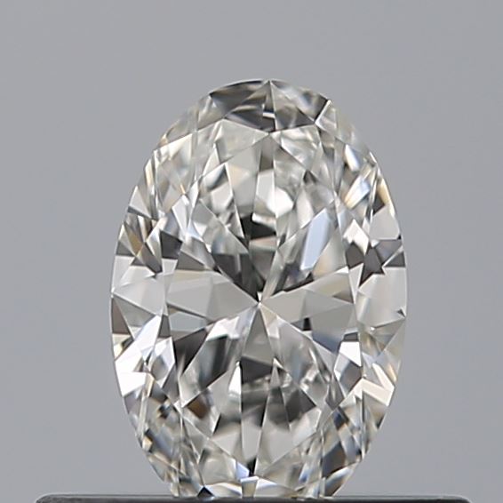 0.31 Carat Oval Natural Diamond with  Cut Diamond in 14KT  view 1
