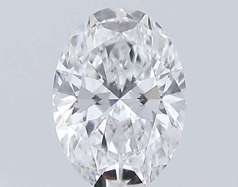 1.59 Carat Oval Lab Diamond with  Cut Diamond in 14KT  view 1
