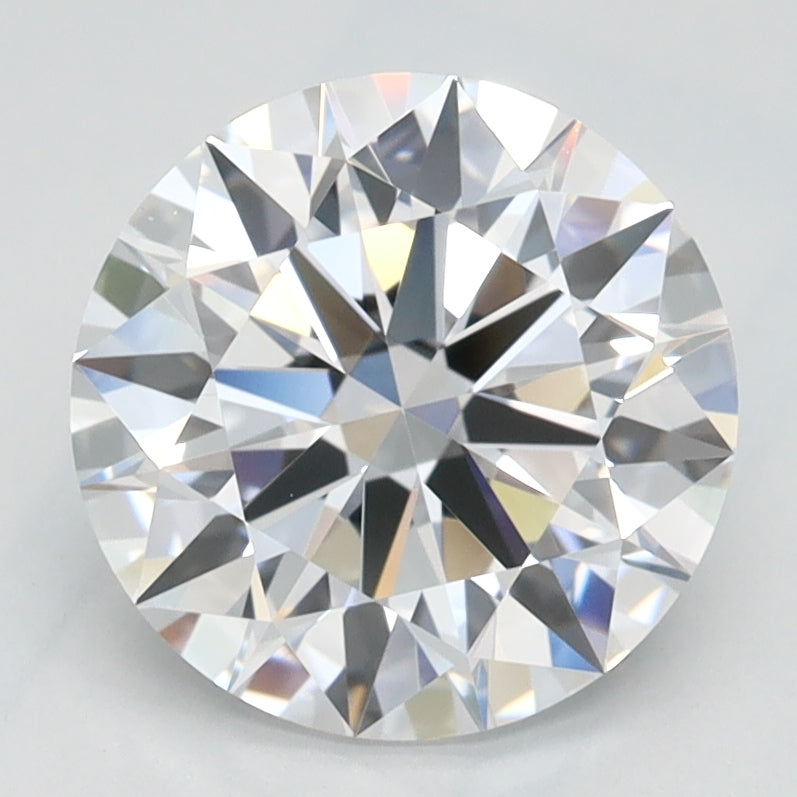 1.87 Carat Round Lab Diamond with  Cut Diamond in 14KT  view 1
