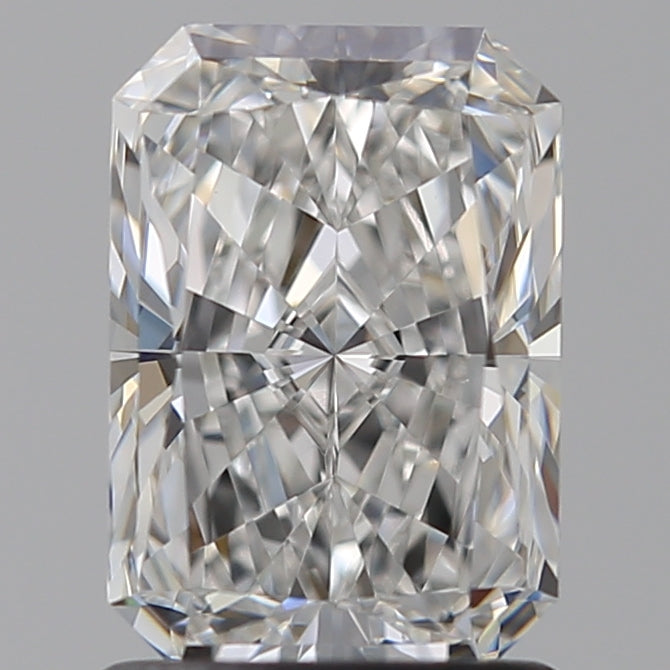 1.5 Carat Radiant Lab Diamond with  Cut Diamond in 14KT  view 1
