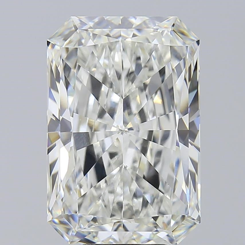 7.06 Carat Radiant Lab Diamond with  Cut Diamond in 14KT  view 1

