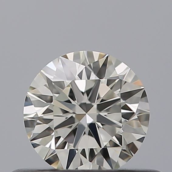 0.39 Carat Round Natural Diamond with  Cut Diamond in 14KT  view 1
