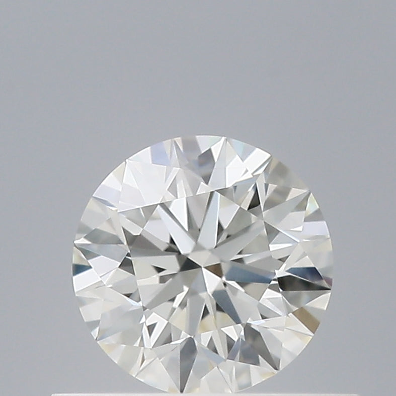 0.5 Carat Round Natural Diamond with  Cut Diamond in 14KT  view 1
