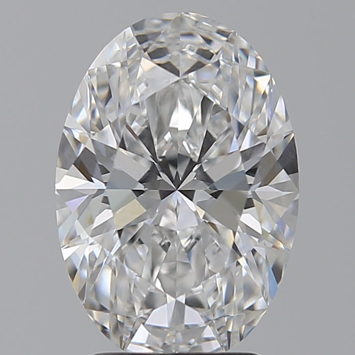 2.79 Carat Oval Lab Diamond with  Cut Diamond in 14KT  view 1
