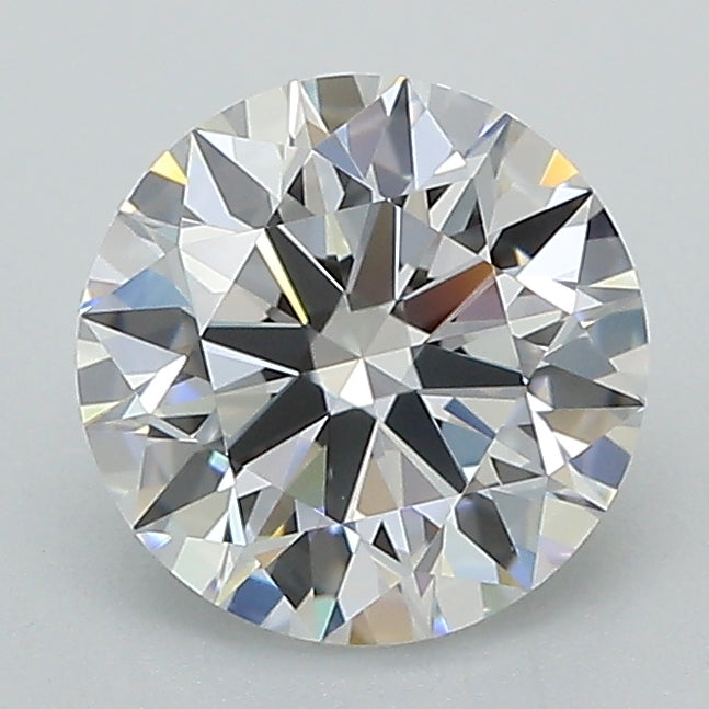 1.53 Carat Round Lab Diamond with  Cut Diamond in 14KT  view 1
