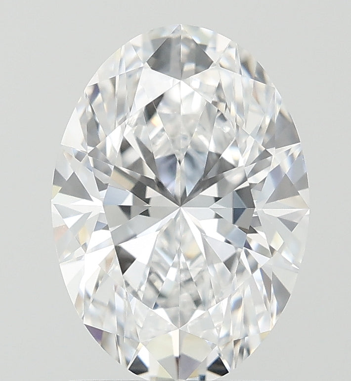 1.56 Carat Oval Lab Diamond with  Cut Diamond in 14KT  view 1
