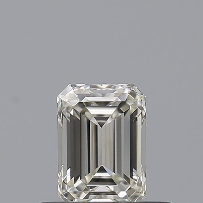 0.42 Carat Emerald Natural Diamond with  Cut Diamond in 14KT  view 1
