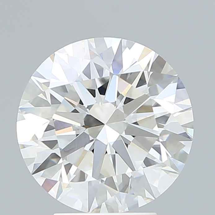4.04 Carat Round Lab Diamond with  Cut Diamond in 14KT  view 1
