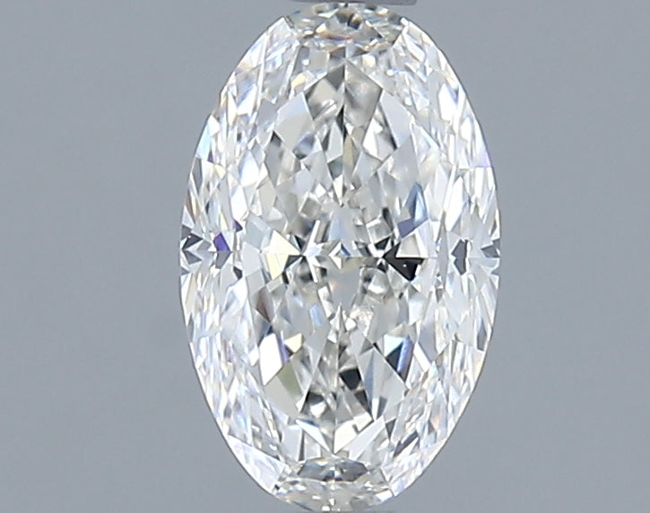 1.01 Carat Oval Natural Diamond with  Cut Diamond in 14KT  view 1
