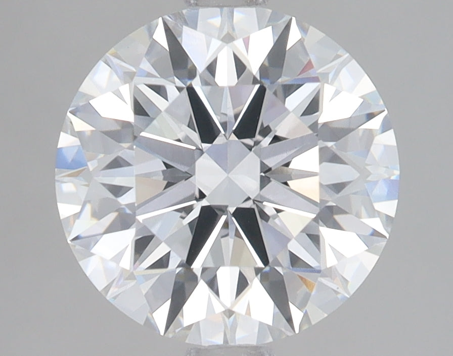 3.1 Carat Round Lab Diamond with  Cut Diamond in 14KT  view 1
