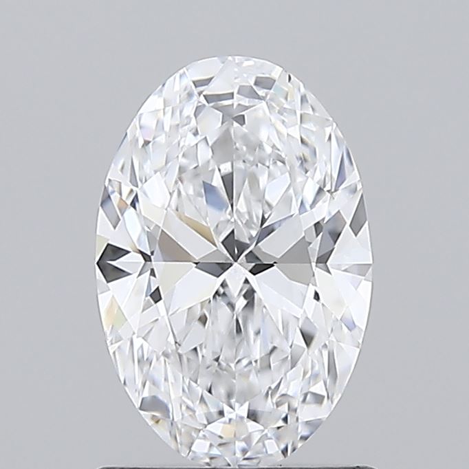 0.99 Carat Oval Lab Diamond with  Cut Diamond in 14KT  view 1

