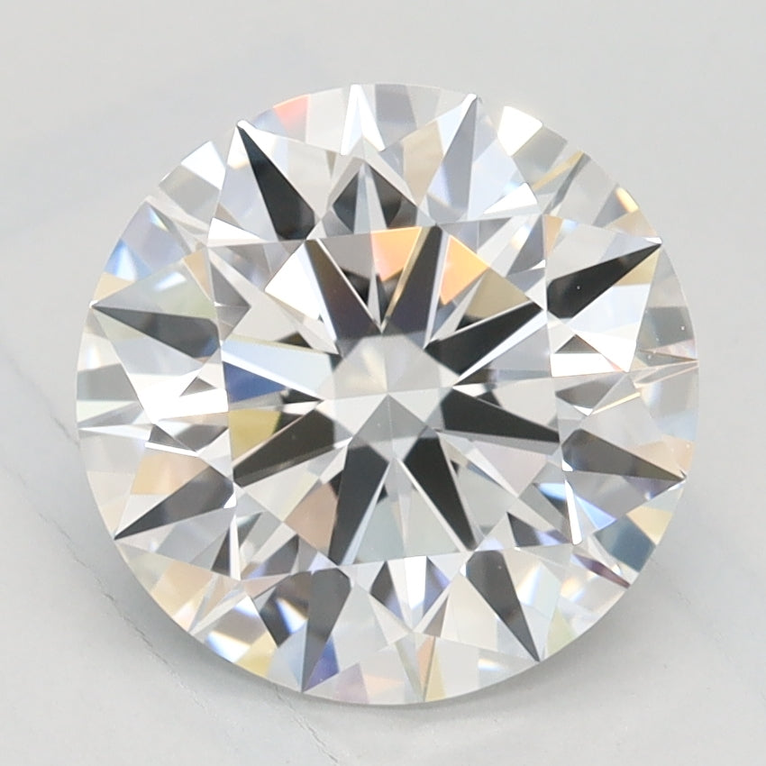 2.0 Carat Round Lab Diamond with  Cut Diamond in 14KT  view 1
