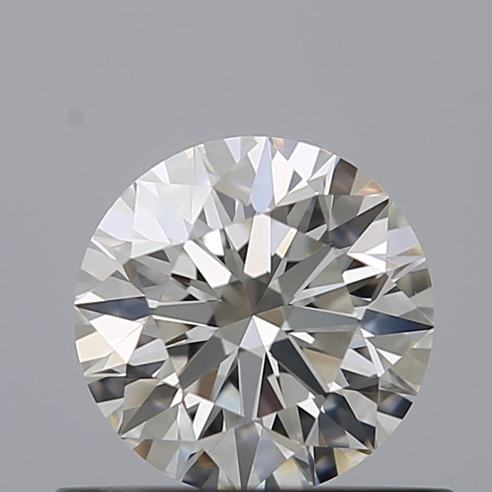 0.57 Carat Round Natural Diamond with  Cut Diamond in 14KT  view 1
