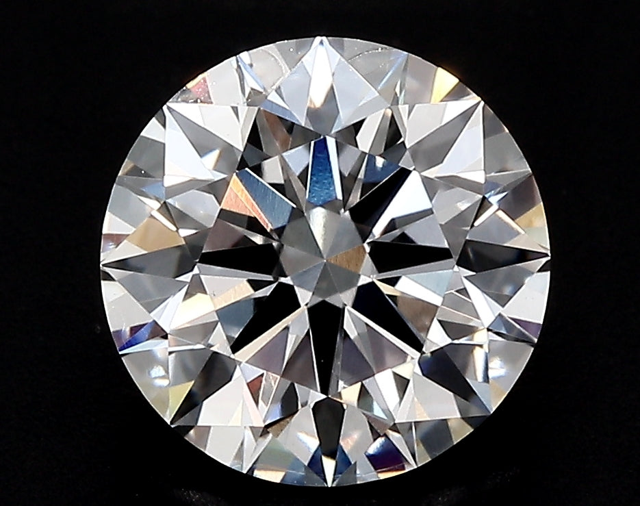 1.45 Carat Round Lab Diamond with  Cut Diamond in 14KT  view 1
