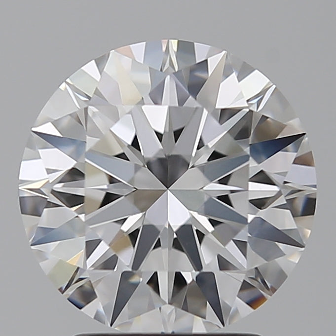 2.5 Carat Round Lab Diamond with  Cut Diamond in 14KT  view 1
