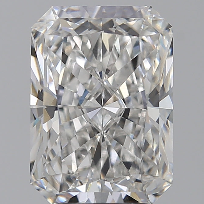 4.01 Carat Radiant Lab Diamond with  Cut Diamond in 14KT  view 1
