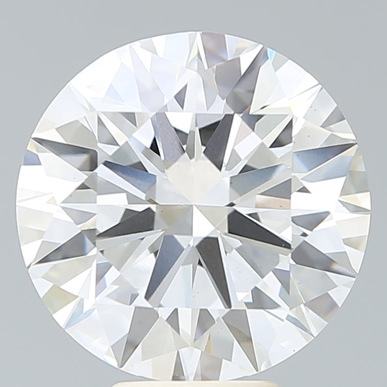 7.01 Carat Round Lab Diamond with  Cut Diamond in 14KT  view 1
