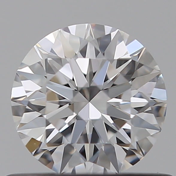 0.52 Carat Round Lab Diamond with  Cut Diamond in 14KT  view 1
