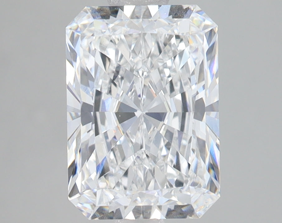 2.48 Carat Radiant Lab Diamond with  Cut Diamond in 14KT  view 1
