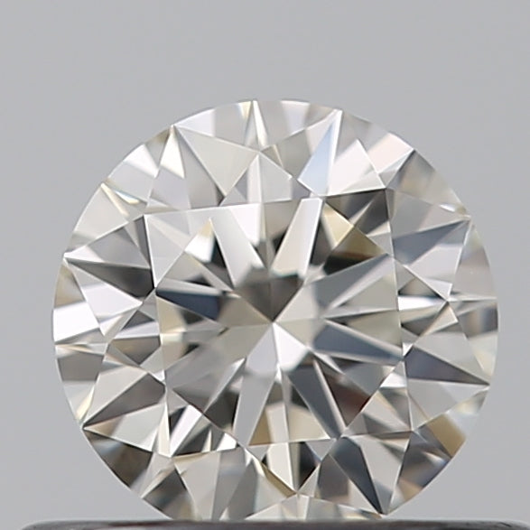 0.41 Carat Round Natural Diamond with  Cut Diamond in 14KT  view 1
