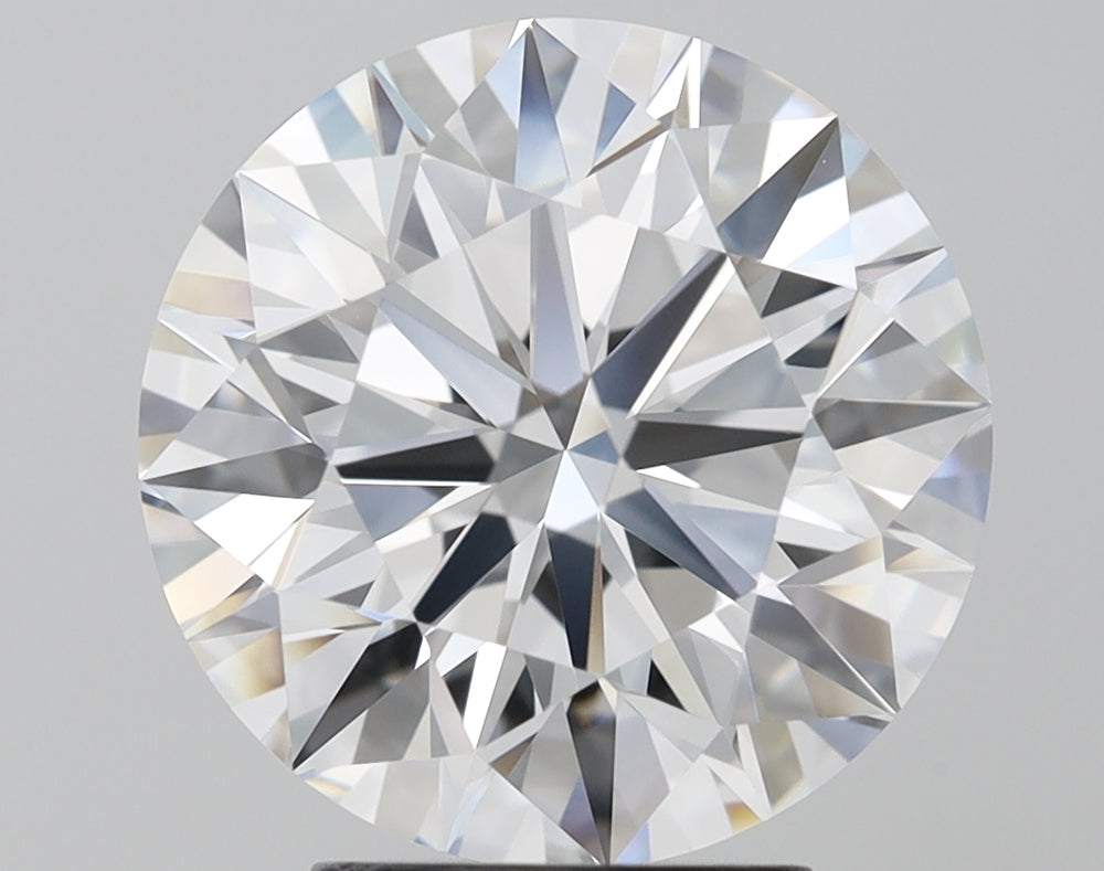 3.99 Carat Round Lab Diamond with  Cut Diamond in 14KT  view 1
