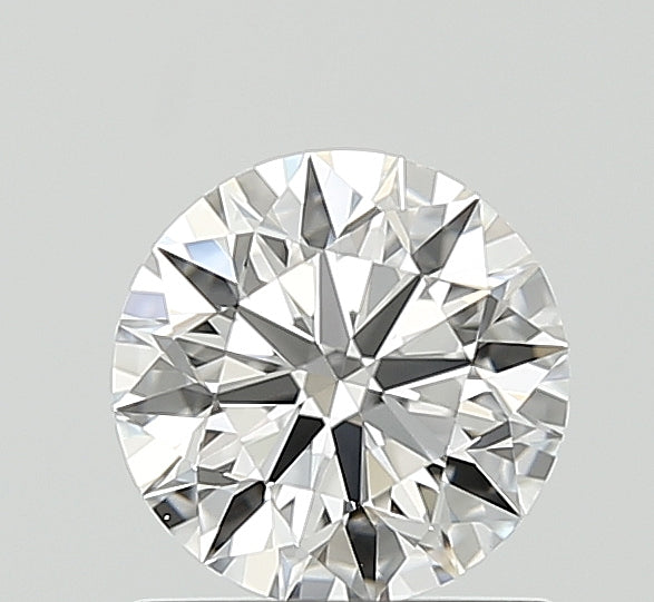1.01 Carat Round Lab Diamond with  Cut Diamond in 14KT  view 1
