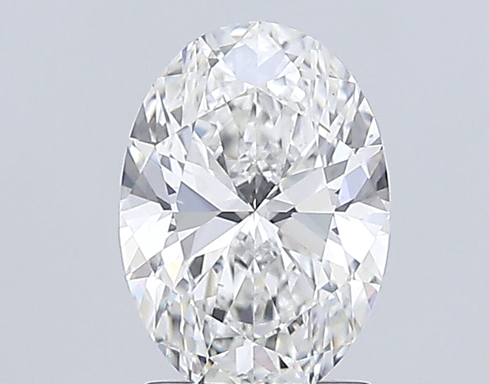 2.0 Carat Oval Lab Diamond with  Cut Diamond in 14KT  view 1
