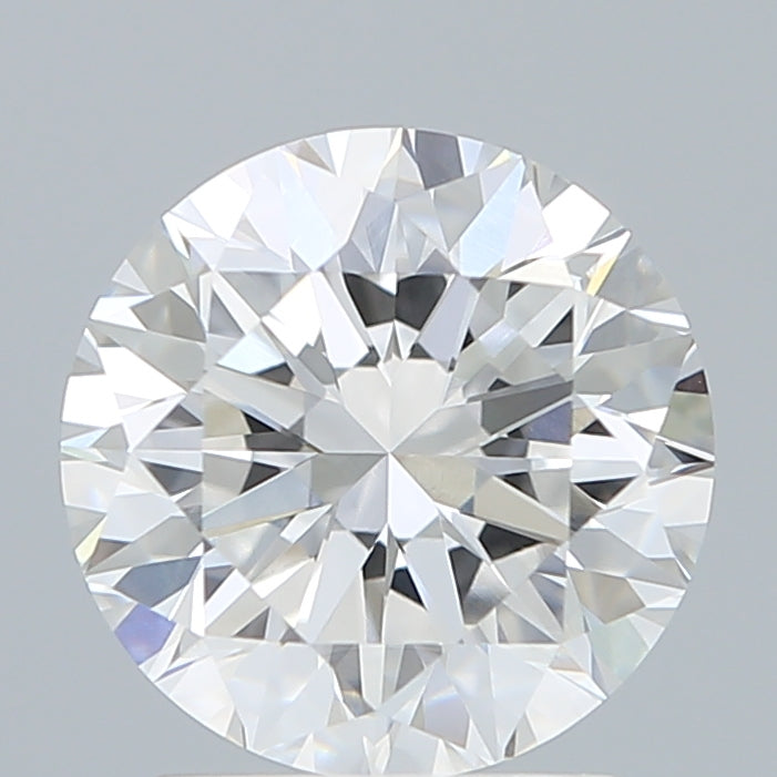 2.21 Carat Round Lab Diamond with  Cut Diamond in 14KT  view 1
