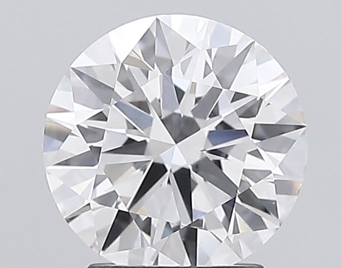 2.5 Carat Round Lab Diamond with  Cut Diamond in 14KT  view 1
