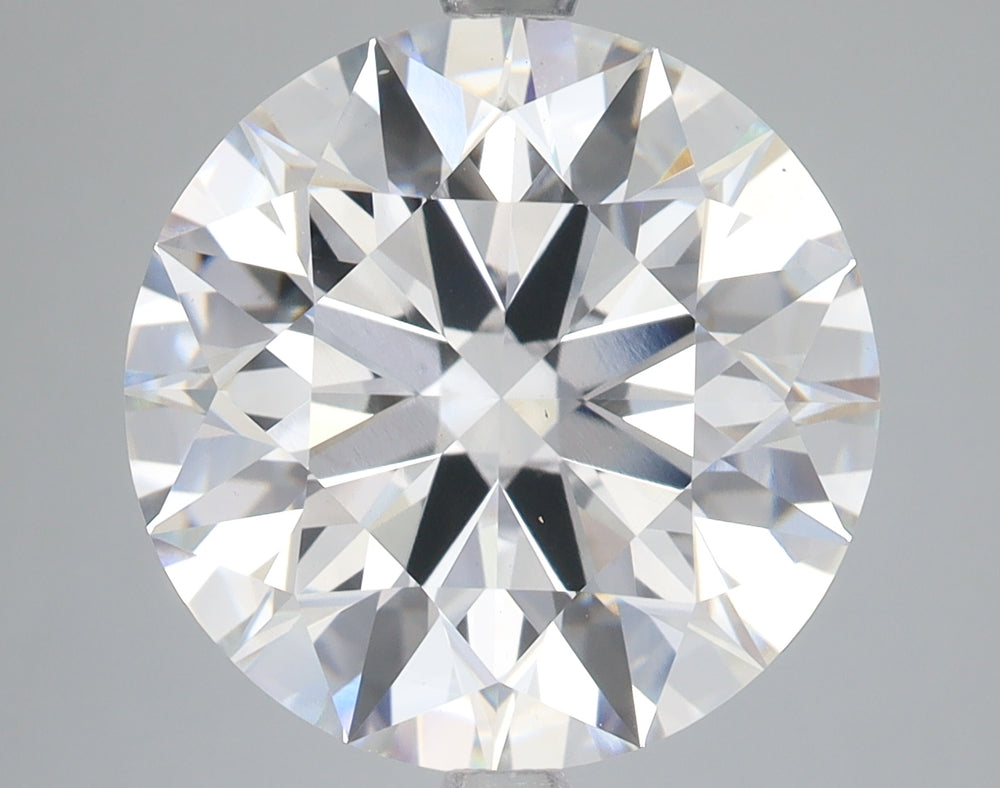 8.0 Carat Round Lab Diamond with  Cut Diamond in 14KT  view 1
