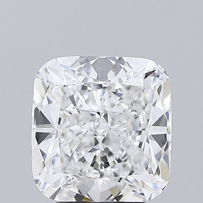 2.02 Carat Cushion Lab Diamond with  Cut Diamond in 14KT  view 1
