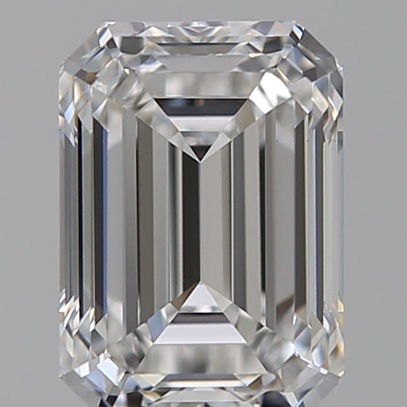 1.52 Carat Emerald Lab Diamond with  Cut Diamond in 14KT  view 1
