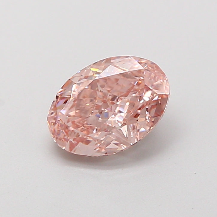 1.55 Carat Oval Lab Diamond with  Cut Diamond in 14KT  view 1
