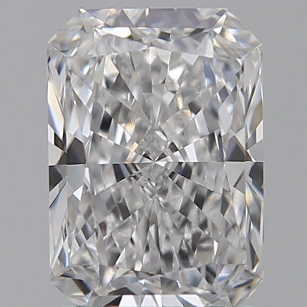 1.55 Carat Radiant Lab Diamond with  Cut Diamond in 14KT  view 1
