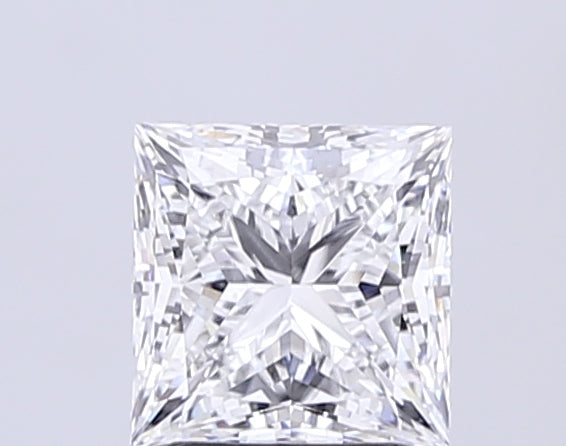 3.02 Carat Princess Lab Diamond with  Cut Diamond in 14KT  view 1
