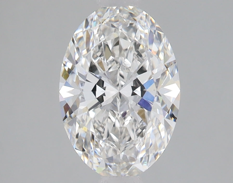 1.53 Carat Oval Lab Diamond with  Cut Diamond in 14KT  view 1
