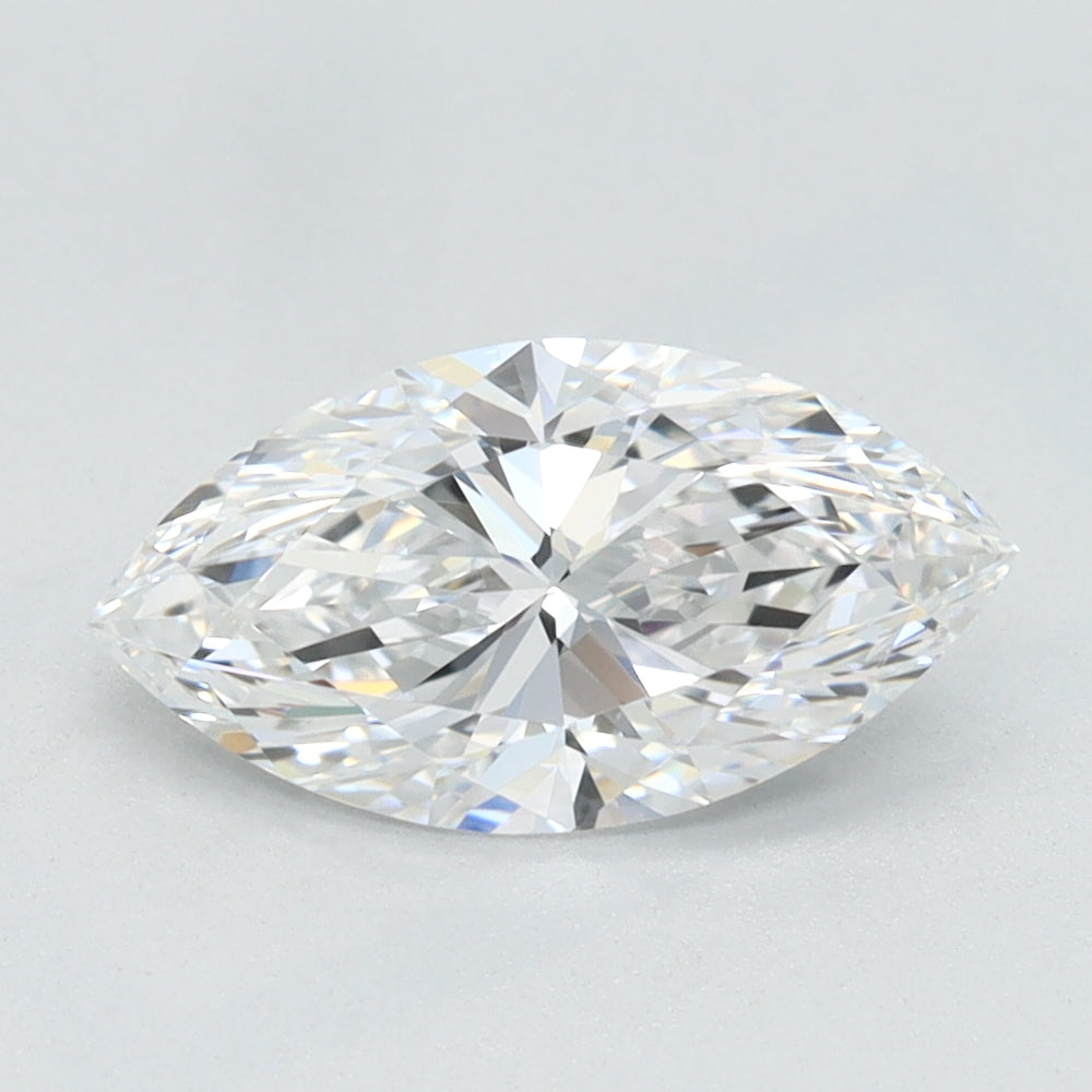 1.12 Carat Marquise Lab Diamond with  Cut Diamond in 14KT  view 1
