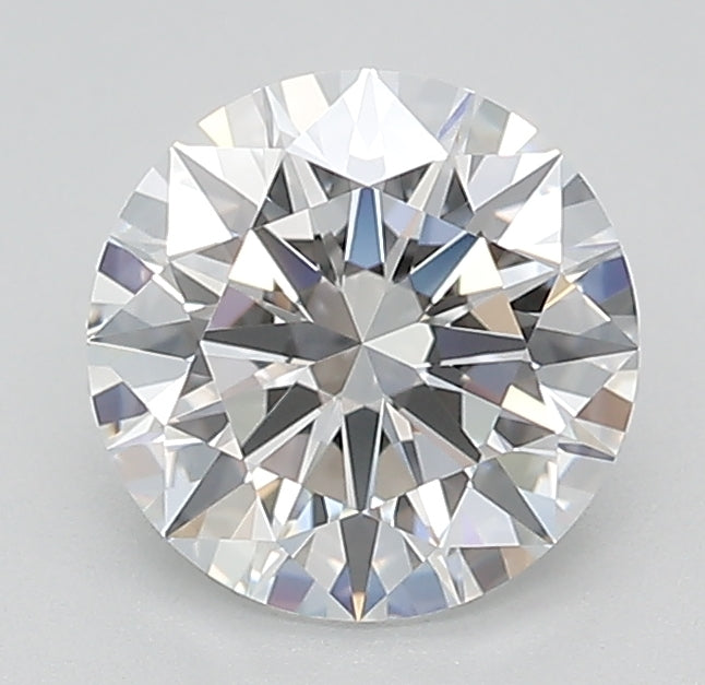 1.32 Carat Round Lab Diamond with  Cut Diamond in 14KT  view 1
