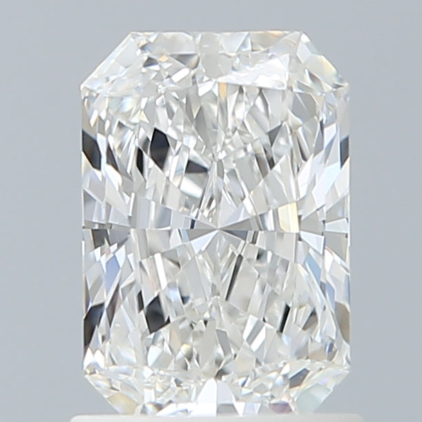 1.26 Carat Radiant Lab Diamond with  Cut Diamond in 14KT  view 1
