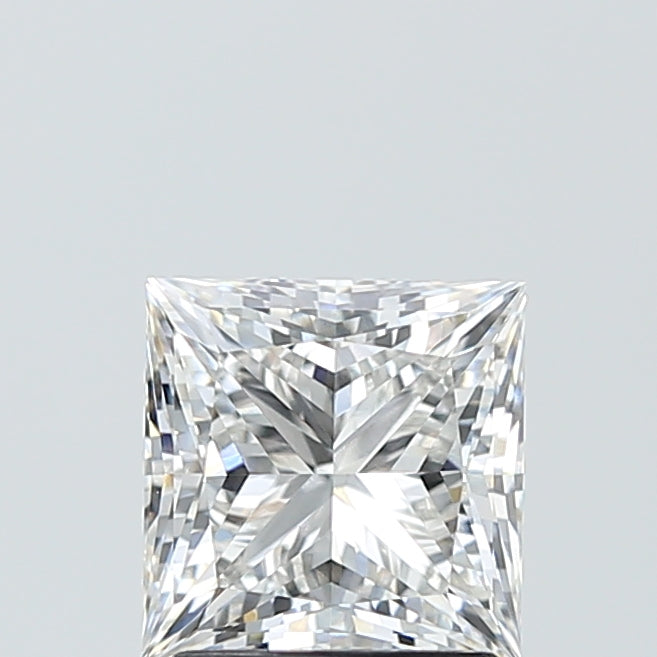 2.02 Carat Princess Lab Diamond with  Cut Diamond in 14KT  view 1
