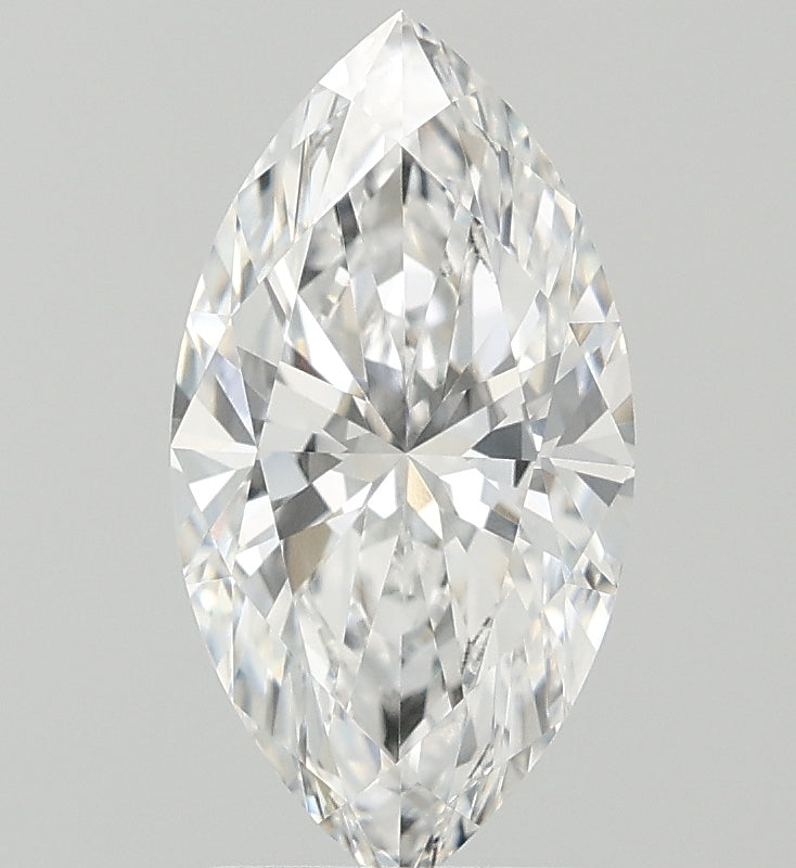 2.09 Carat Marquise Lab Diamond with  Cut Diamond in 14KT  view 1
