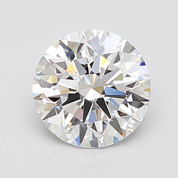 2.3 Carat Round Lab Diamond with  Cut Diamond in 14KT  view 1
