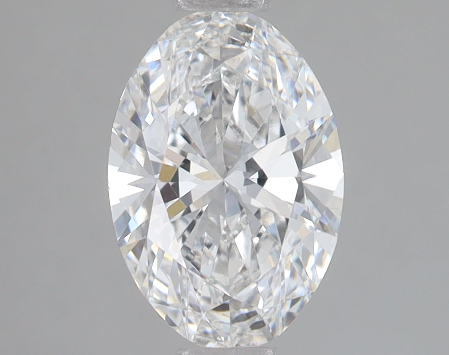 1.51 Carat Oval Lab Diamond with  Cut Diamond in 14KT  view 1
