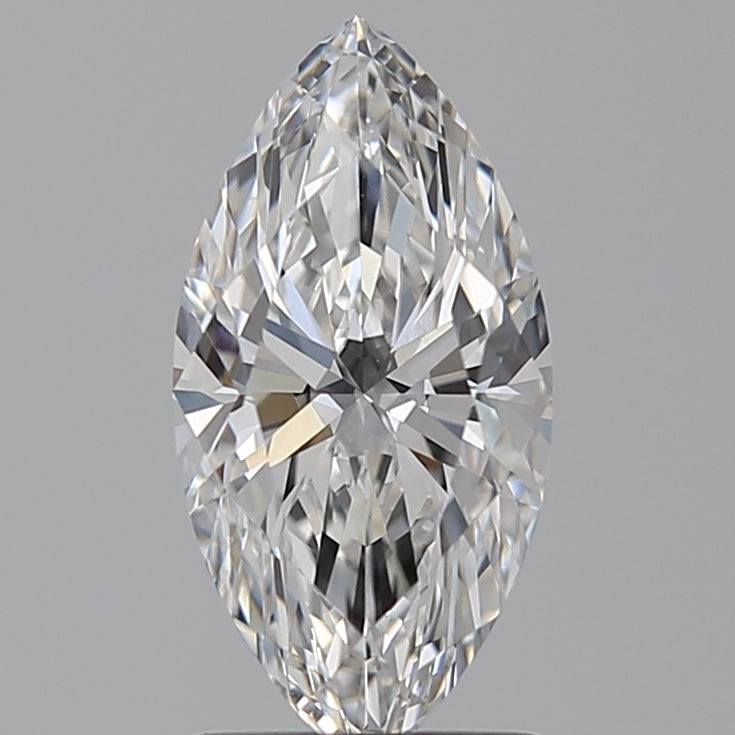 1.5 Carat Marquise Lab Diamond with  Cut Diamond in 14KT  view 1
