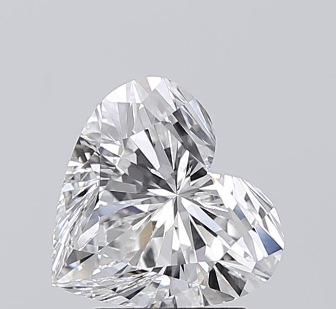 2.0 Carat Heart Lab Diamond with  Cut Diamond in 14KT  view 1
